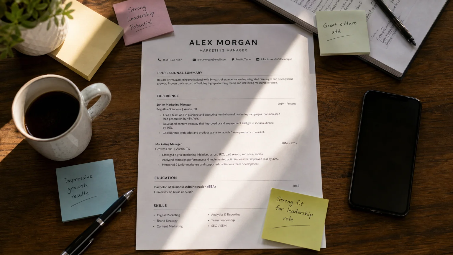 Featured image for The 30-Second Resume Rule: How Recruiters Scan Your Resume