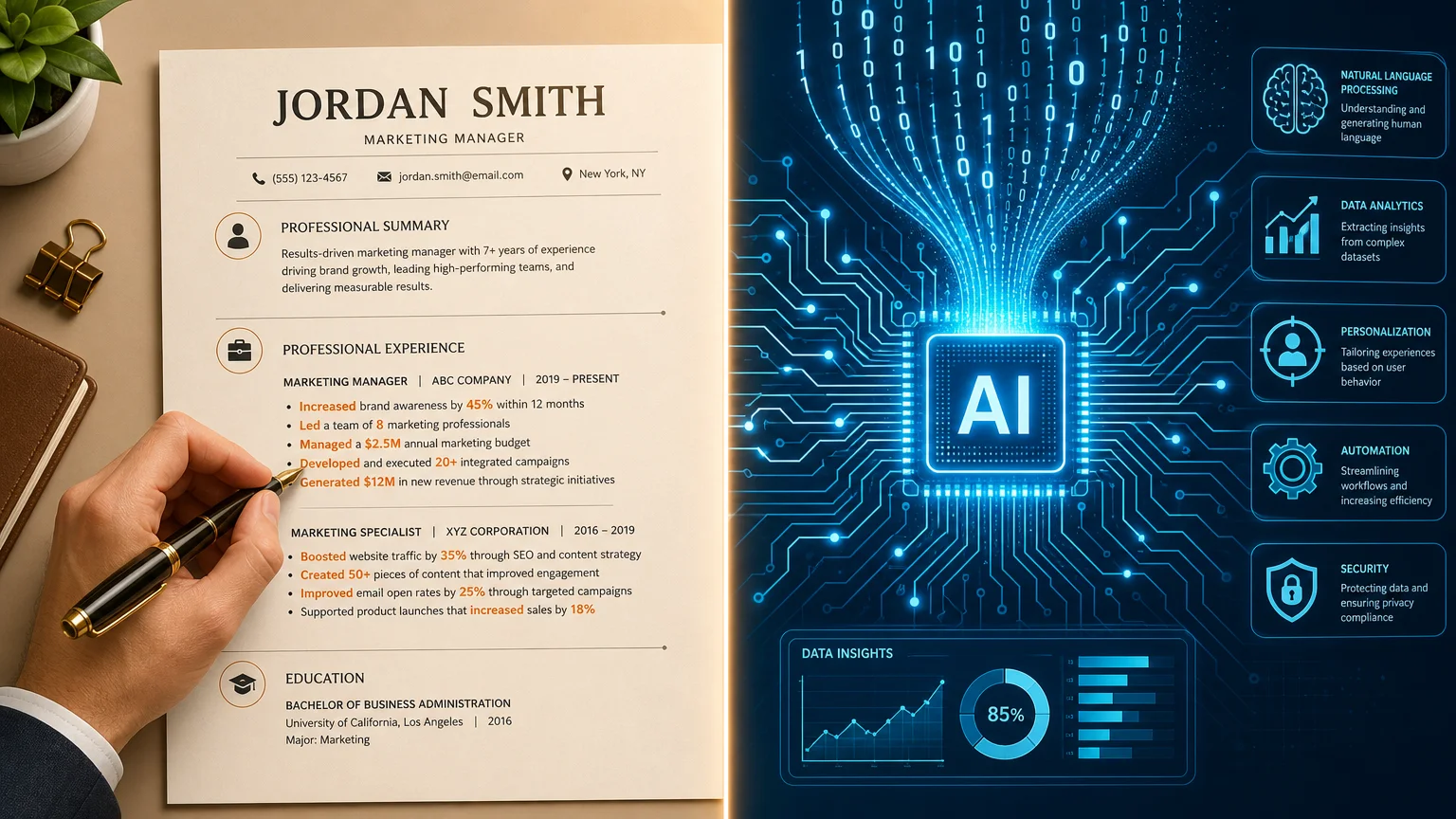 Featured image for AI Resume Writing Guide 2026: Pass ATS and Impress